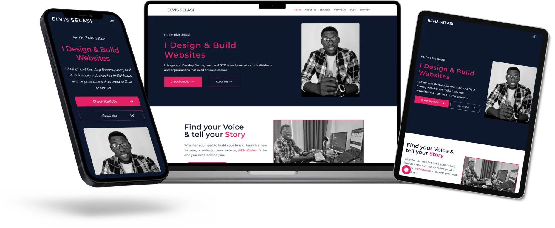 Personal Portfolio Website 2 Elvis selasi porfolio