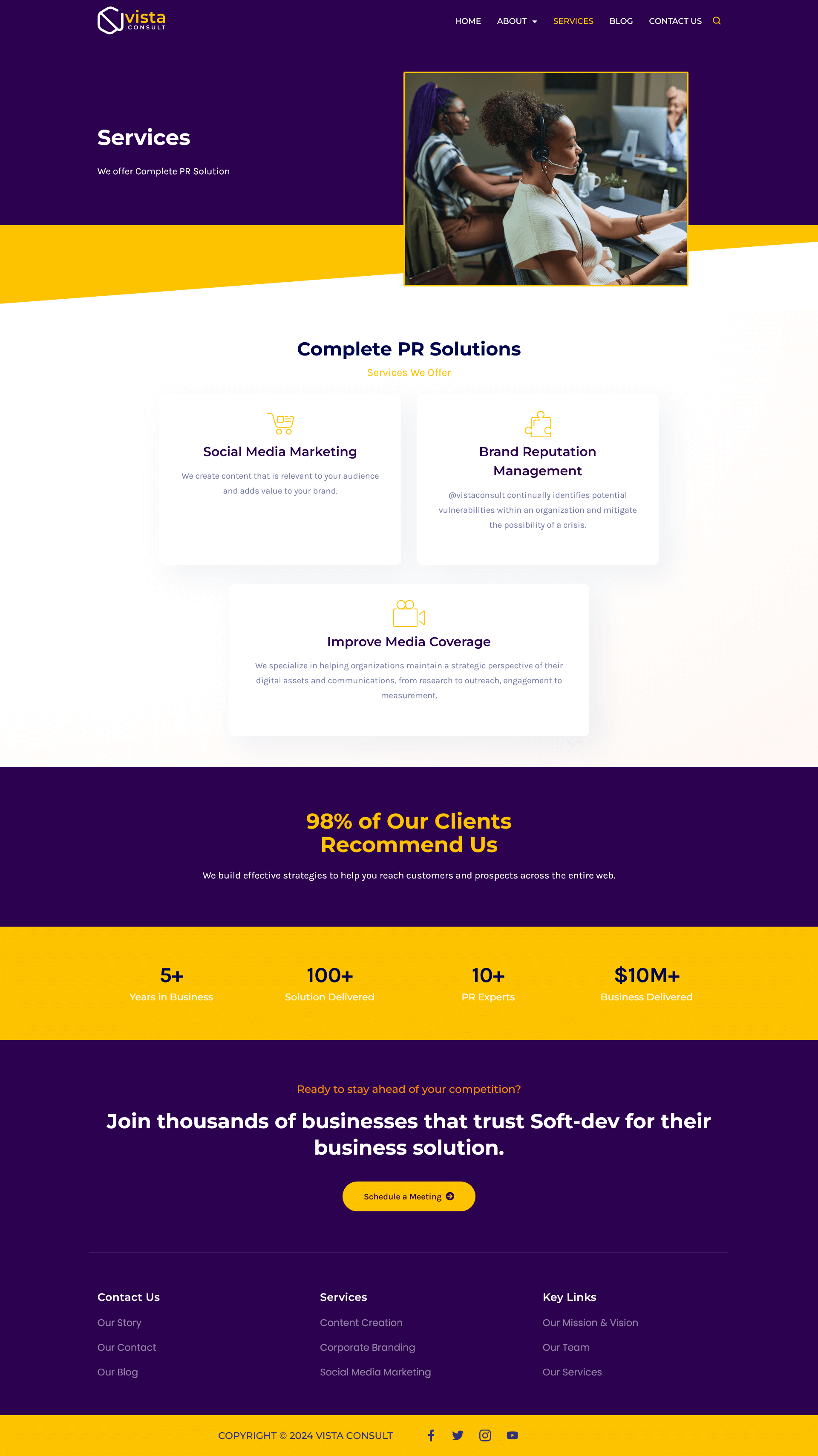Agency website Design