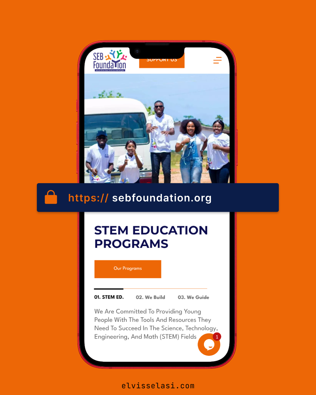 sebfoundation - website Redesign